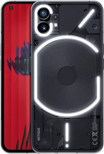 Nothing Phone (1) - 8GB RAM + 256GB, Glyph Interface, 50 MP dual camera, Nothing OS, 6.55” 120Hz OLED display, Black