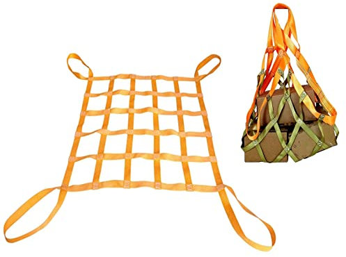 Polyester Hebenetze - Hängendes Hebe-Gepäcknetz, Materialhandhabungsgurte, Anhängernetz, Cargonetz Heavy Duty, Schutznetz Garten Schutznetz, Frachtumschlagwerkzeug, Last 0,3-3,5 Tonnen