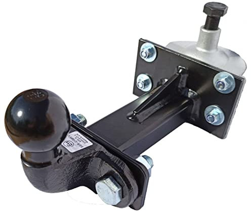 Universale prolunga Gancio di Traino per portabici per Ogni Tipo di Gancio di Traino - Fisso e Estraibile (250 mm, Standard)