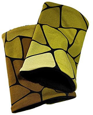 Britta Meier Pulswärmer aus Baumwoll-Jersey und Baumwoll-Fleece, kuschelweich