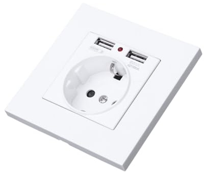 Générique Prise Murale Caméra Espion 4K WiFi Blanche