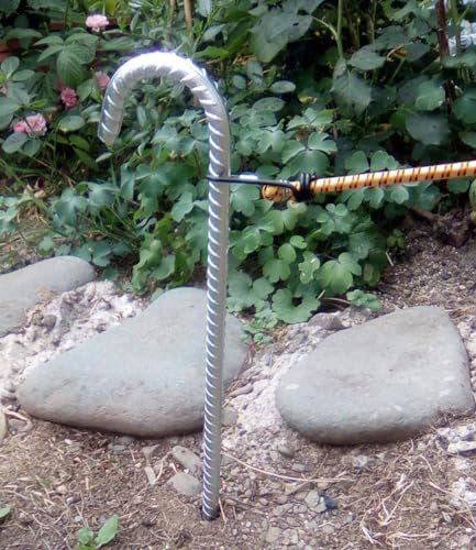 4 Stück Zeltheringe (Ø:12mm) XXL 70cm lang extrem stabil Bodenanker Erdspieße Bauanker…