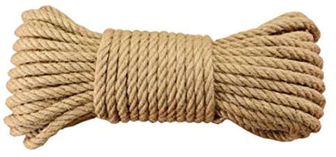 Peosaard Cat Corde à gratter en Jute Strong Kitty Natural Sisal Chaton Tree Remplacement Corde 10m