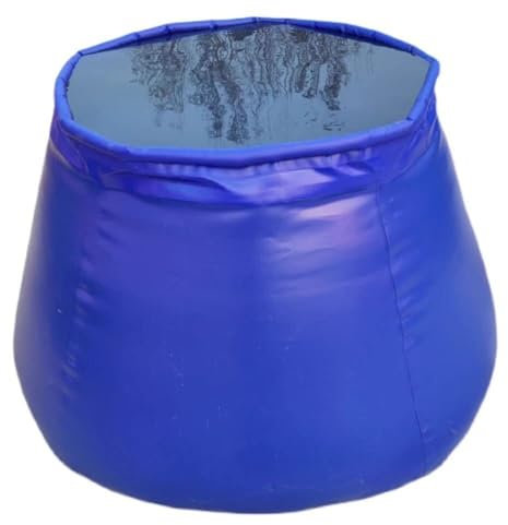 Sacca di stoccaggio dell'acqua – Serbatoio pieghevole di grande capacità per lotta antincendio, agricoltura e costruzione, borsa portatile per acqua piovana per uso esterno (2000L)