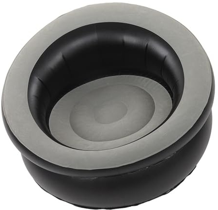 Aufblasbare Couch, aufblasbare Couch, aufblasbares Sofa, aufblasbarer Lounge-Sessel, aufblasbares Lazy Sofa, Luftsofa, aufblasbare Couch für Reisen (Grau)