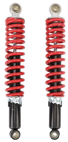 2 x 350 mm högpresterande stötdämpare universal för 50-150 korsmotorcyklar, ATV, fyrhjuling – legering med 8 mm fjädrar