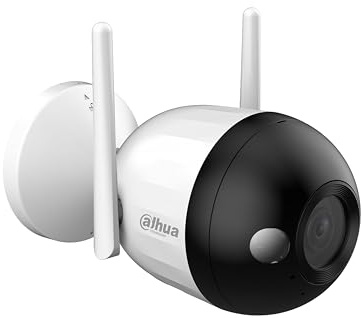 Dahua Bullet C1 Full Color 4 MP (2 560 x 1 440) Wi-Fi-övervakningskamera med persondetektering, färg mörkerseende, Bluetooth-parningsfunktion, H.265-videokomprimering