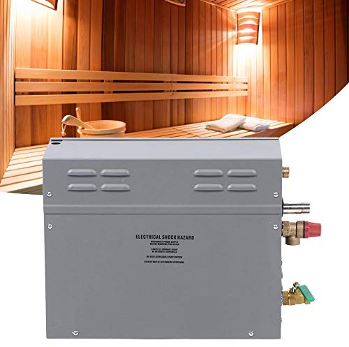 CHICIRIS Generatore di Vapore TM60 Pannello di Controllo Touch per Uso in Sauna con Funzione di Scarico Automatico (Europea 220V)