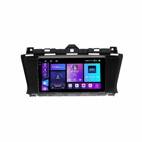 Autoradio Gps Navigazione Stereo 2 Din per Honda Accord 8TH 2008-2012 Touchscreen Stereo Auto Bluetooth con Schermo, Radio Auto con Mirror Link/Usb/Supporta, 4 Nucleo 4G+64G
