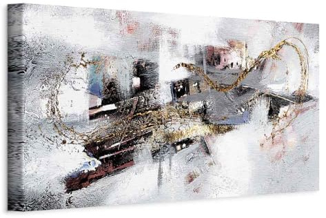 murando - Quadro Acustico Astratto 1 pezzo schiuma acustica Quadri Moderni Camera da Letto Matrimoniale - Stampa su Tela - Pannelli Fonoassorbenti Decorativi - Fonoassorbente Acustiche