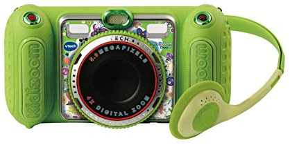 VTech KidiZoom Duo Pro grün – Kinderkamera mit 2 Kameras, Foto- und Videofunktion, Effekten, Spielen und vielem mehr – Für Kinder von 4-10 Jahren