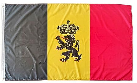 Drapeau Belgique, drapeau couleurs Belgique, drapeau 150 x 90 cm, drapeau Belgique