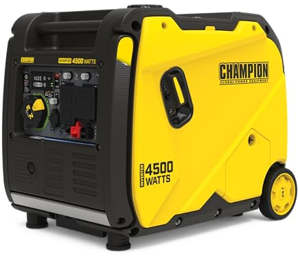 Champion Power Equipment 4500-Watt RV Ready Portable Inverter Generator with Quiet Technology and CO Shield