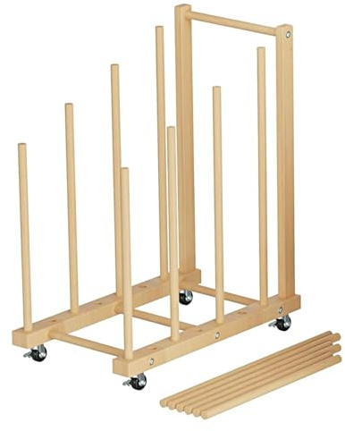 Soporte Organizador de, Soporte Profesional para Obras de Arte, Estante de Almacenamiento portátil para Estudio, estación de exhibición de Manualidades, clasificador de Pintura eficiente en el
