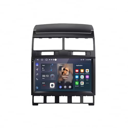 Touchscreen Car Radio for Volkswagen Touareg 2002-2010 Car Audio Receivers, Hd Display, Portable Live Navigation, Music Video Player, Bluetooth Fm Radio, 4 Core 1G+16G