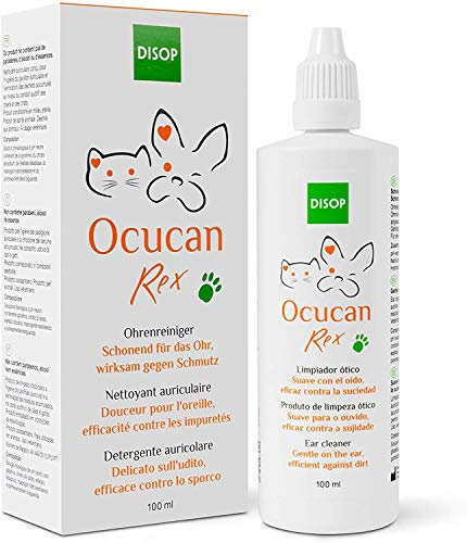Ocucan Rex Ohrenreiniger für Hunde und Katzen, Ohrreiniger, 100 ml