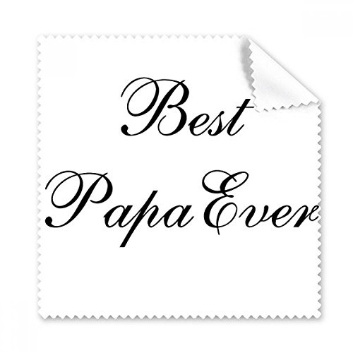 Best Papa Ever Quote Glasses Cloth Cleaning Cloth Gift Phone Screen Cleaner 5pcs