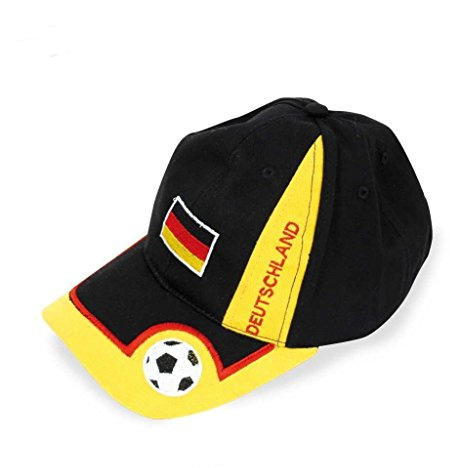 KarnevalsTeufel.de Basecap Fan Deutschland | Fußball, Flagge, WM, EM