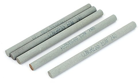 Aexit 5pcs 240 Granos Abrasivos que Afilan la muela de piedra de aceite piedra de afilar Redondo (model: L4589VIX-7130MQ) varilla de palo