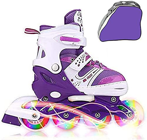 Adjustable Inline Skates for Kids Ages 4–7, Light Up Wheels, Beginner Roller Skates for Boys & Girls, Outdoor & Indoor Skating Gift