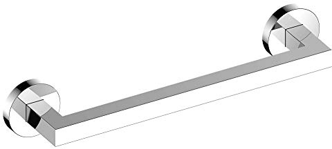 KEUCO Edition 90 Haltegriff 36 cm, Metall verchromt, belastbar bis 115 kg | Made in Germany, für leichten Einstieg und stabilen Halt in Badewanne und Dusche
