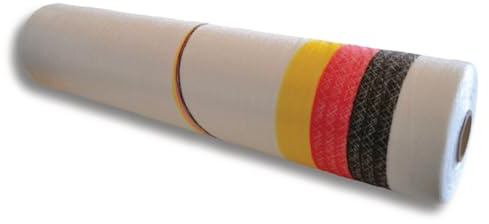 OCTAnet Germany Wickelnetz für Rundballen | 1,23 x 3000 m | UV-beständig und reißfest | Brennholznetz | Rundballennetz | Heunetz | Pressennetz | Fußball | Weltmeister