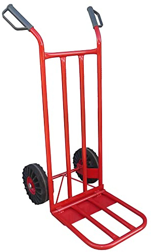 Heavy Duty Sack Truck with Folding Toe & Large Solid Rubber Wheels | Sack Barrow 250kg Capacity