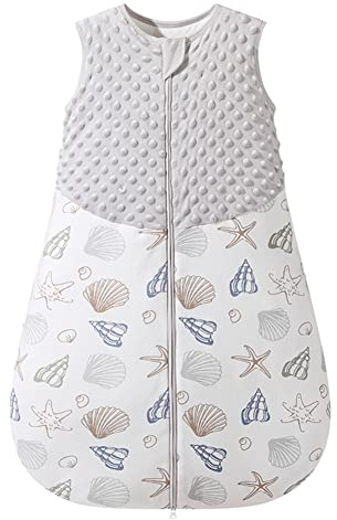 Baby sovsäck 1,5 tog sovsäck 100 % bomull året runt sovsäck babysovsäck barn, 1,5 tog för pojkar och flickor 76 cm/baby höjd 80–90 cm