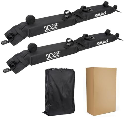 2Pcs Car Roof Bars for Dacia Duster Opel Astra H Abzeichen Zafira B Astra Corsa D 2000-2024, Car Roof Rack Cross Bars Railing Carrier Soft Roof Rack Pads Car Top Luggage Carrier Accessories
