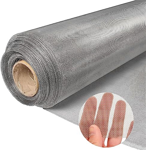 Treillis métallique fin en acier inoxydable 304, 1 M x 30 M, feuilles de tamis filtrantes en acier inoxydable, treillis métallique de protection contre les insectes pour souris, insectes, serpents