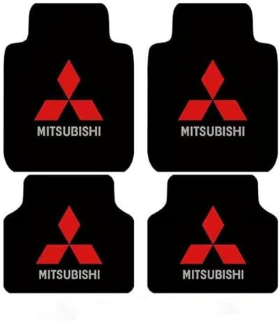 MXQCLSA Auto Fußmatten, für Mitsubishi Lancer evo 2004-2008 Antirutsch Fußmatten Geruchsfrei und Hohe Temperatur Auto Innenzubehör