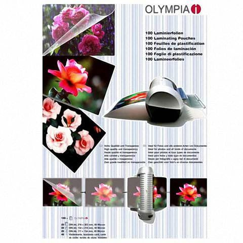 VEPATIM 500 OLYMPIA Laminierfolien Set A4 A5 A6 und Visitenkartengrösse