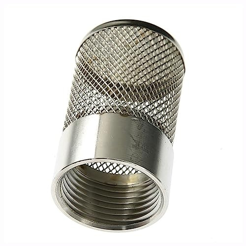 Water Pump Strainer,1pcs Stainless Steel Filter Mesh Cover, 1/2 3/4 1 Female Thread Filter for Garden Irrigation Aquarium Water Pump(3/4)