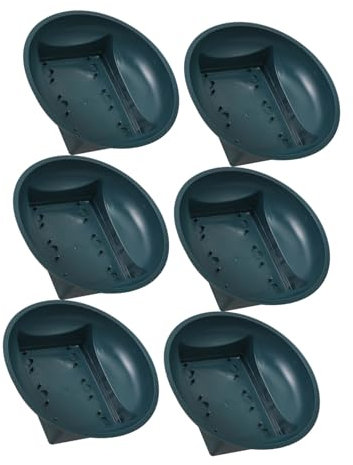 BESPORTBLE 6pièces Supports De Fleurs Funéraires Bols Ronds pour Compositions Ornements De Jardin Fournitures Commémoratives