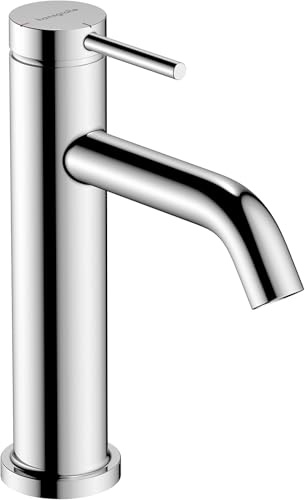 hansgrohe Tecturis S Einhebel-Waschtischmischer, ComfortZone110, ohne Ablaufgarnitur, CoolStart, Ausladung 116mm, 73317000, Farbe: Chrom