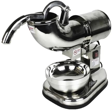 Máquina De Hielo Comercial, Trituradora Acero Inoxidable, Afeitar Eléctrica For, Picadora, Bricolaje For Helados Domésticos RefrigeracióN De Alta Eficiencia
