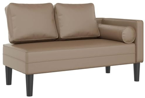 QZZCED Bequeme Chaiselongue zum Entspannen aus pflegeleichtem Kunstleder mit hochelastischem Schaumstoff für optimalen Komfort und Elegantes Design