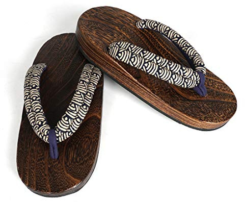 CoolChange Scarpe di Legno Giapponesi Tradizionali, Getta, Sandali, Taglia: Uomo 38-42