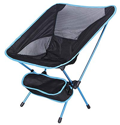 WANGLXFC Klappstühle, Campinghocker Kompakt, Ultraleichter Mini Campingstuhl klappbarer Strandstuhl mit Aluminiumgestell - Stabiler Outdoorstuhl, C