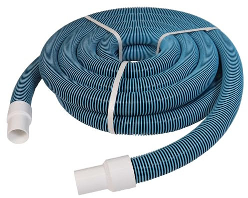 vhbw Poolschlauch Schlauch für Swimmingpool - 38 mm Anschluss, 7,6 m lang