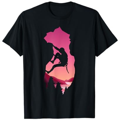 Klettern Bouldern Kletter Sport Kleidung Geschenk T-Shirt