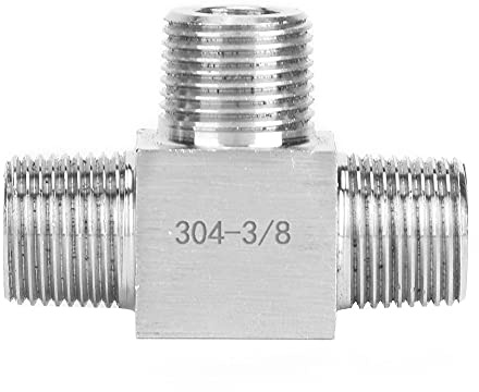 304 Edelstahl T-Stück Schlauchverbinder 3-Wege-Schlauchverbinder T-Stück T-Stück 0,6 cm 0,9 cm 0,9 cm -1,2 cm 3/4 (optional)