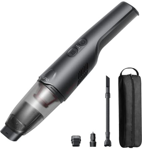 eufy HomeVac H20 Handstaubsauger, Kabelloser Autostaubsauger, 40AW Saugleistung, ca. 654g leicht, 1h Ladegerät, Anker Ladeleistung mit USB-A und USB-C, Für Auto & Zuhause (Schwarz)