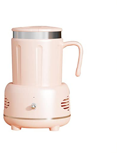 Portable Mini Refrigeration Rapid Cup Heating Cooler, Iced Beer Wine Beverage Electronic Bottle Cooler, Desktop Fast Cooling Fridge Single Bottle Drink Chiller For Home & Travel(Pink)