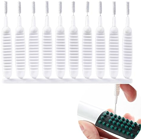 EULAPGOE 10 Sets Shower Cleaning Brush, Small Cleaning Brush Anti Clogging Cleaning Brush Multifunctional Shower Cleaning Brush Pipe Unclogger Cell Phone Hole Water Bottle Hole Crevice Cleaning Brush