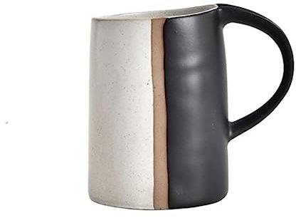Tazzine da Caffè Tazza di Tè Tazze Tazza Da Caffè In Ceramica Ruvida Vintage Di Grande Capacità Da 400 Ml Tazza Da Acqua Per Coppia Domestica Tazza In Ceramica Semplice Tazzine Caffè Tazza da Caffè (