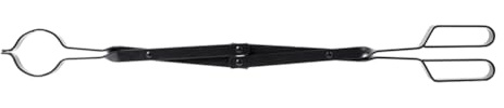 ICOBES Pinzas para leña para resistencia adicional, 24.6 troncos para hasta 12 troncos gruesos, superficie resistente al óxido, pinzas para chimenea, color negro