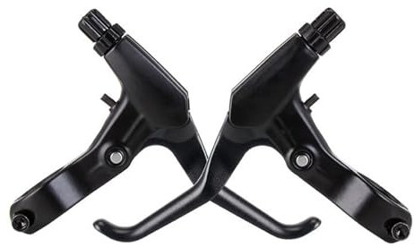 WEEVDRIE 1 Paar Fahrradbremshebel,fahrrad bremshebel,Universelle Handbremshebelbremse für Mountainbike-Fahrräder,für Mountainbike, BMX, Rennrad, Klapprad (Schwarz)