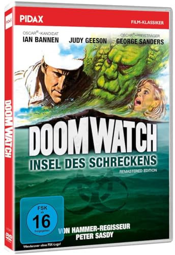 Doomwatch - Insel des Schreckens - Remastered Edition / Gruseliger Sci-Fi-Mysteryhorror von Hammer-Regisseur Peter Sasdy (Pidax Film-Klassiker)