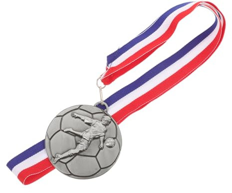 CORHAD Fußballmedaillen Für Junge Mädchen Hängende Fußballmedaille Für Auszeichnungen Große Belohnungsmedaille Zum Aufhängen Dekorative Fußballspielmedaille Preiswerte Sportauszeichnungen